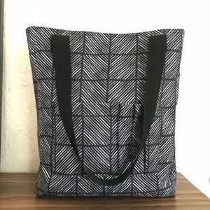 Thirty One Tall Organizing Tote in Chevron Squares